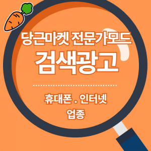 우강마케팅 전체 당근마켓 전문가모드 검색광고 최적화 세팅 진행사례